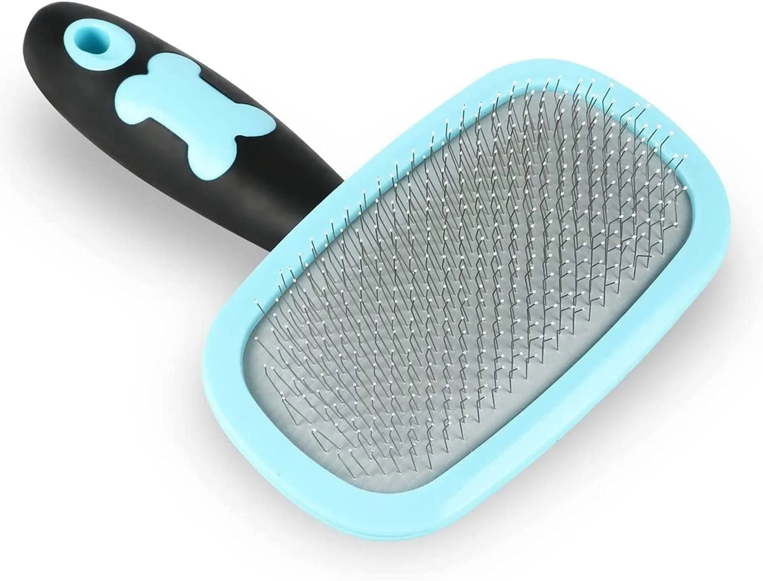 Dog Brush & Cat Brush- Slicker Pet Grooming Brush- Shedding Grooming Tools(Blue)